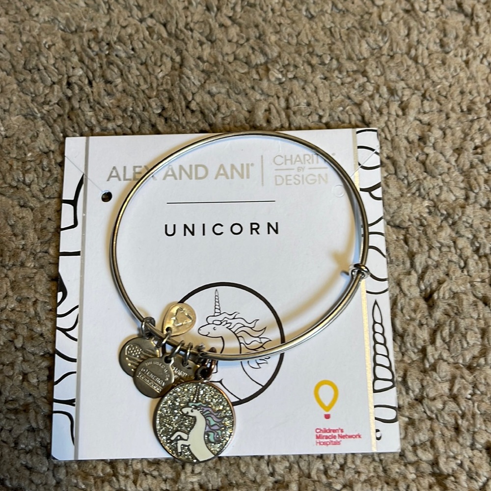 Alex and ani silver unicorn